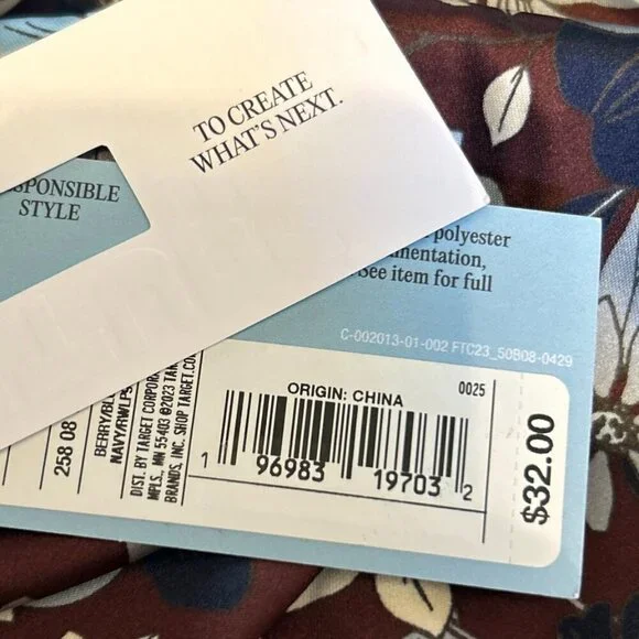 NWOT Future Collective NWT Silky Floral Shift Dress Open Back Romantic Feminine - Picture 10 of 11